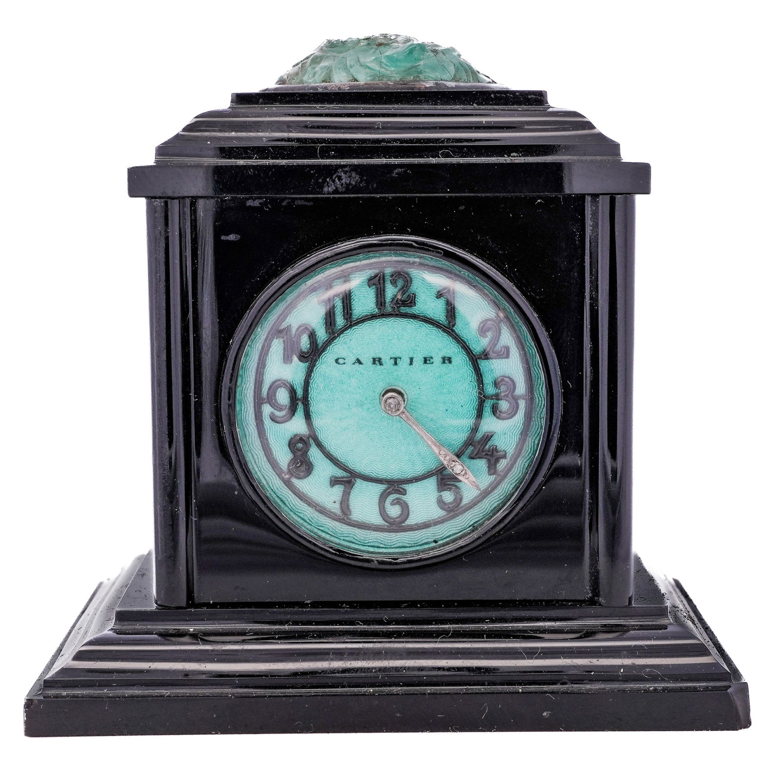 Cartier Art-Deco Enamel and Quartz Table Clock (1 of 6)