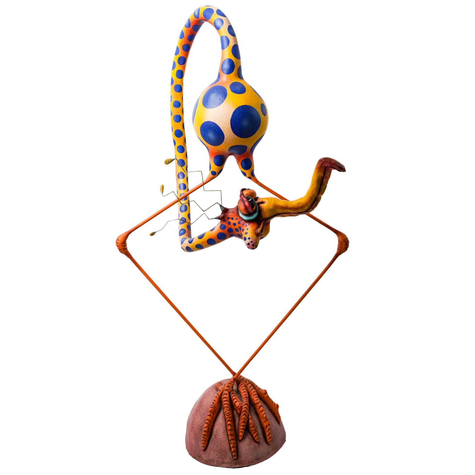 Large Todd J. Warner (American, b. 1945) "All Flocked Up" Sculpture (1 of 8)