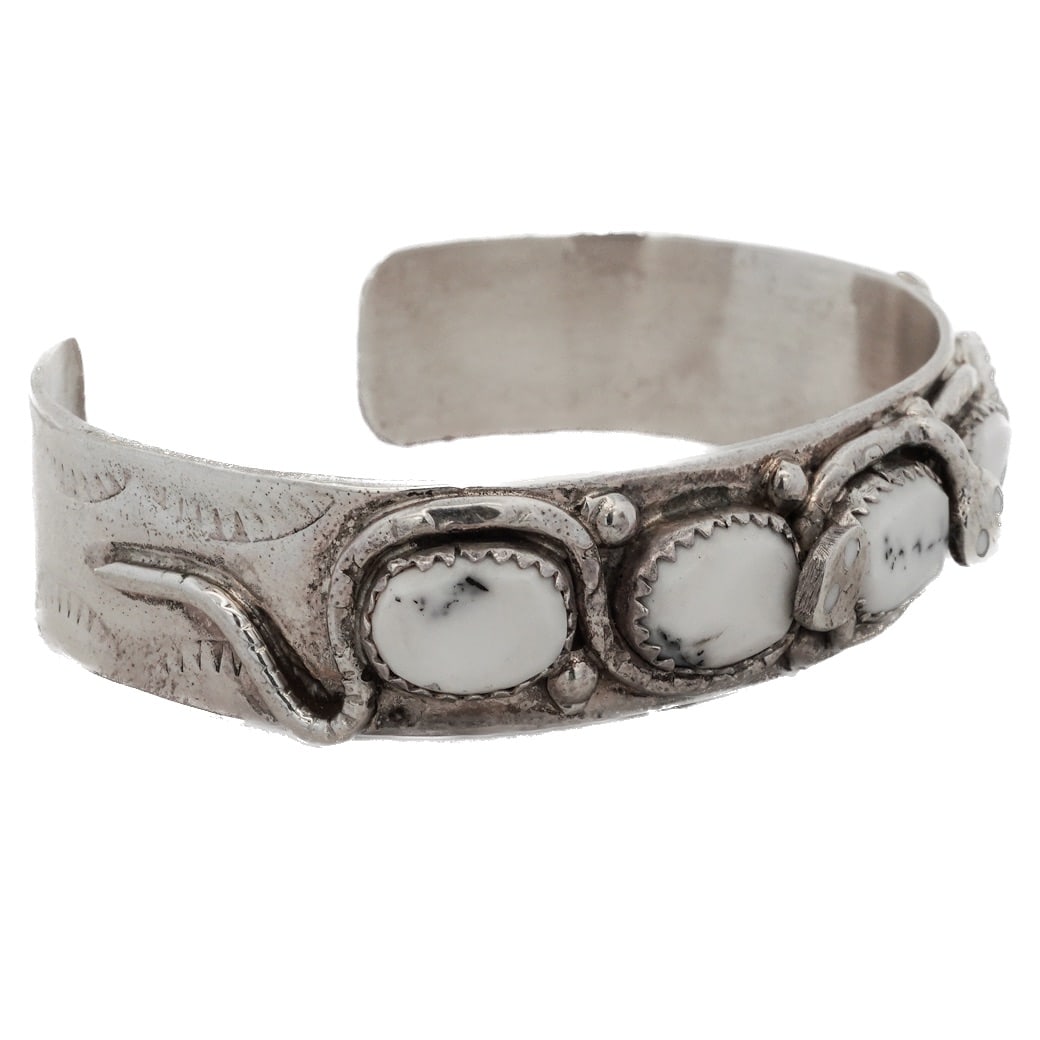 Zuni Effie C. Sterling Silver & Jasper Cuff (1 of 6)