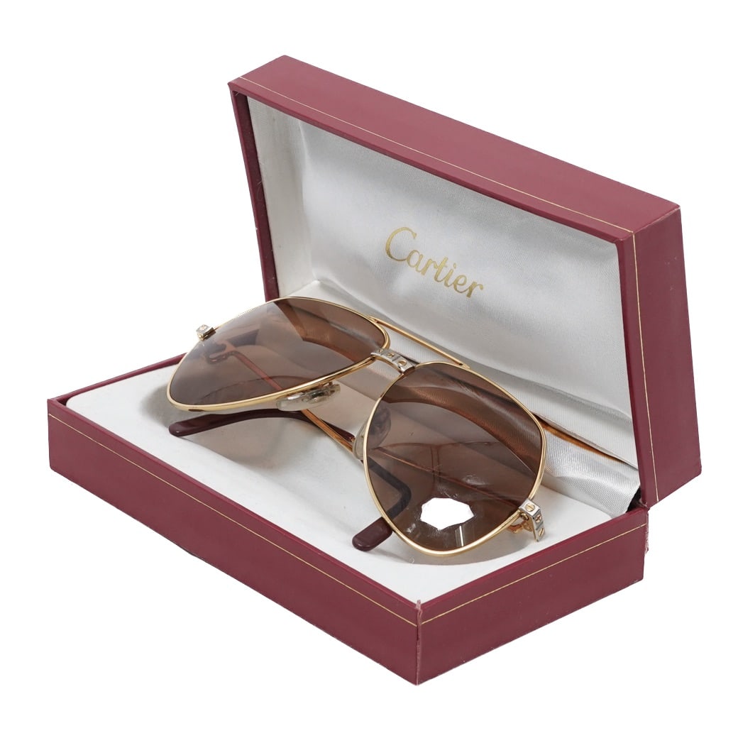 Vintage Cartier Paris Sunglasses in Original Box (1 of 7)