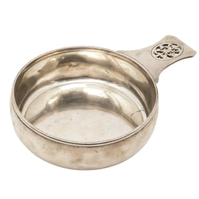Tiffany and Co. Sterling Silver Monogrammed Porringer