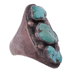 Navajo Sterling Silver & Turquoise Ring
