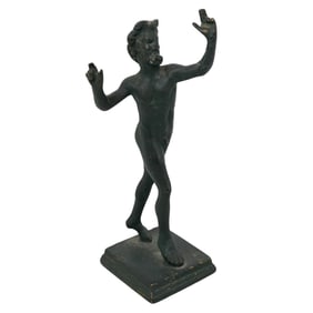 Antique Grand Tour Dancing Faun Bronze