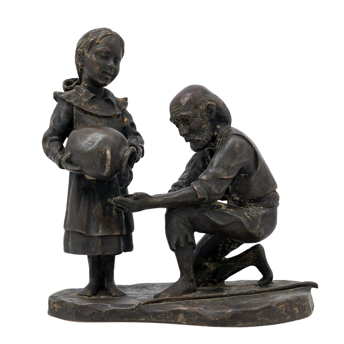 Dean Shipston "Sharing of the Well" Bronze Sculpture (1 of 7)