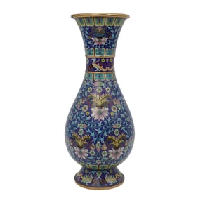 Large Chinese Coisonné Vase