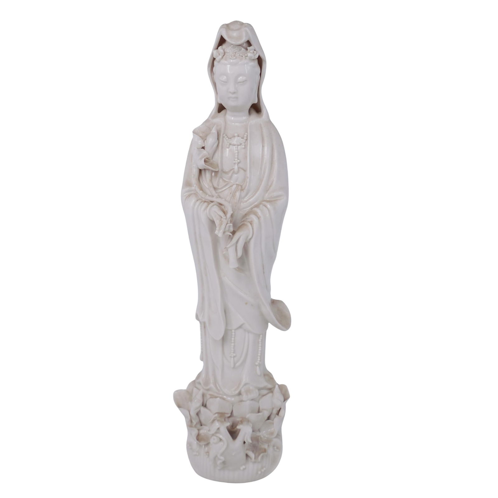 Antique Chinese Blanc De Chine Porcelain Guanyin (1 of 7)