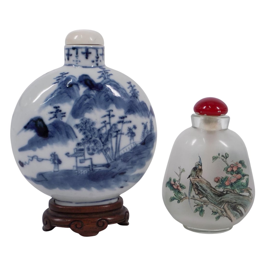 (2pc) Antique Chinese Snuff Bottles (1 of 9)