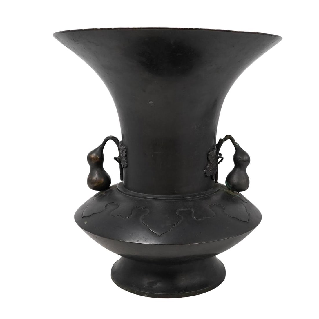 Japanese Meiji Period Bronze Vase, Signed (1 of 9)