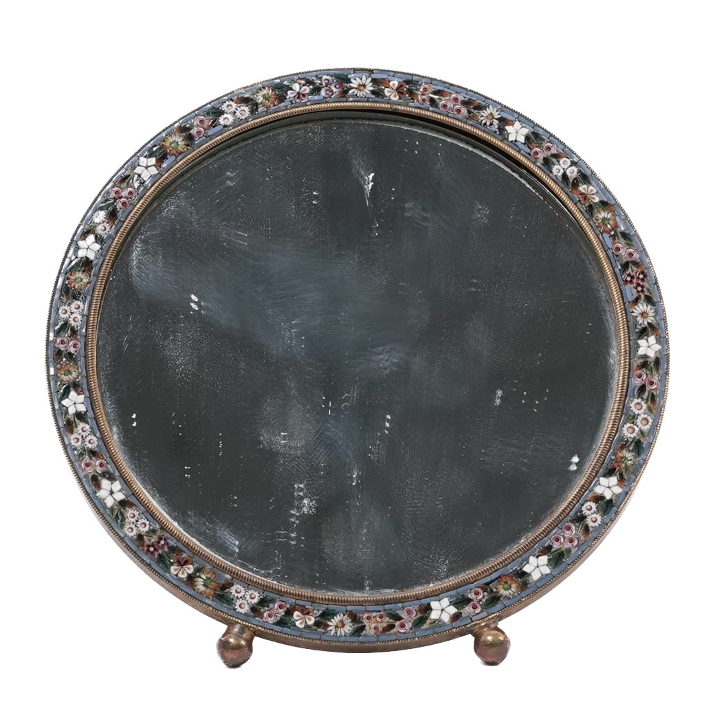 Vintage Italian Micro-Mosaic Vanity Mirror (1 of 5)
