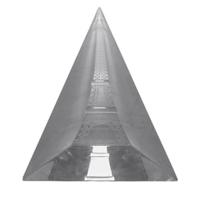 Baccarat Crystal Eiffel Tower Pyramid Figure
