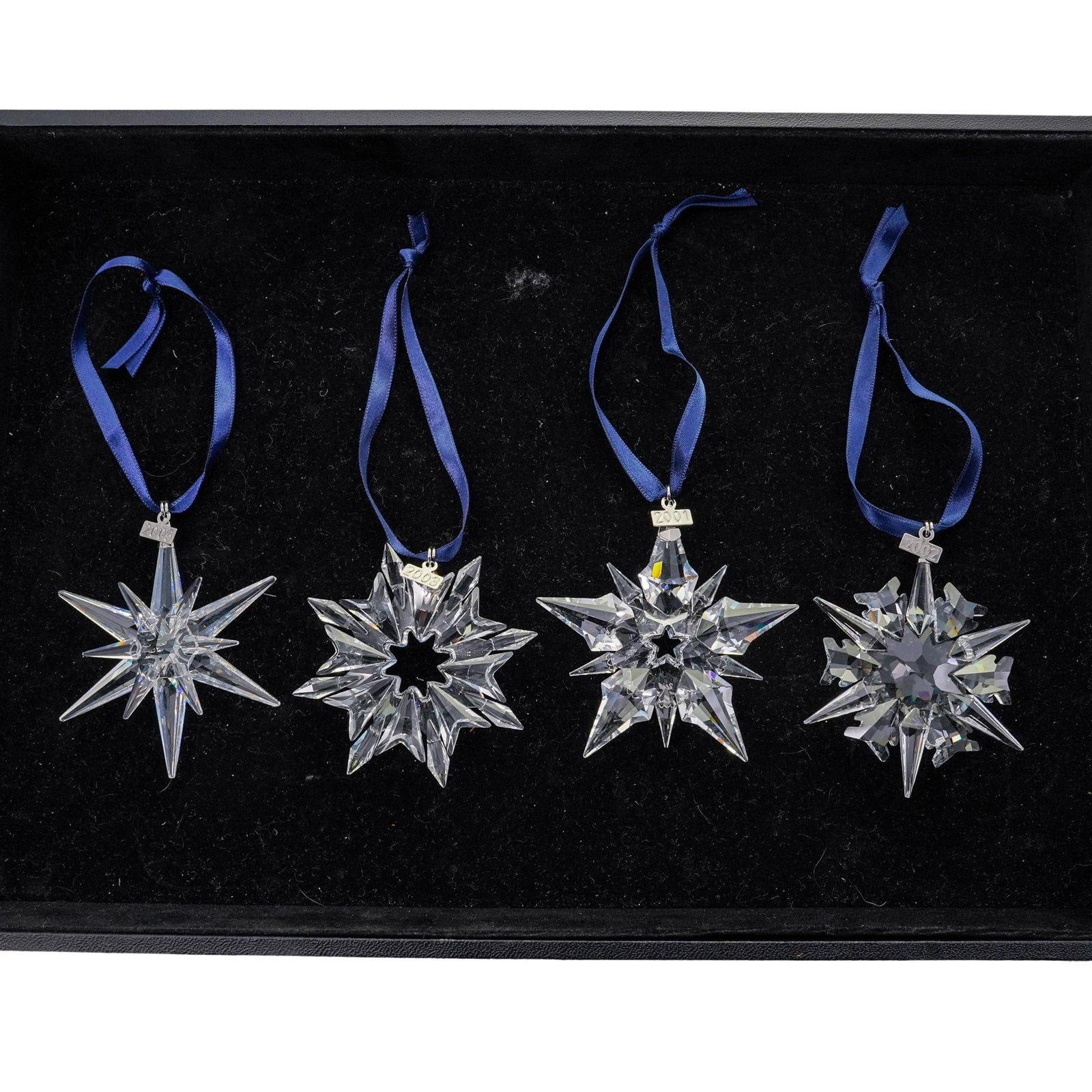 (4pc) Swarovski Christmas Ornaments (1 of 3)