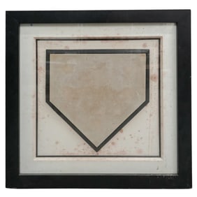 Pete Rose (American, 1941-2024) "Hit King" Baseball Home Plate