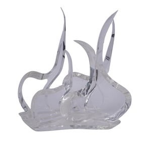 Vintage Hivo Van Teal Lucite Sculpture