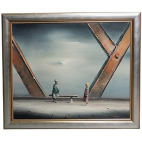 Robert Watson (1923-2004) Oil On Canvas Painting