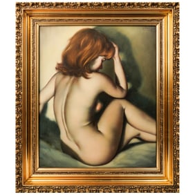 Helmut Breuninger (German, 1921-1998) Nude Oil on Canvas