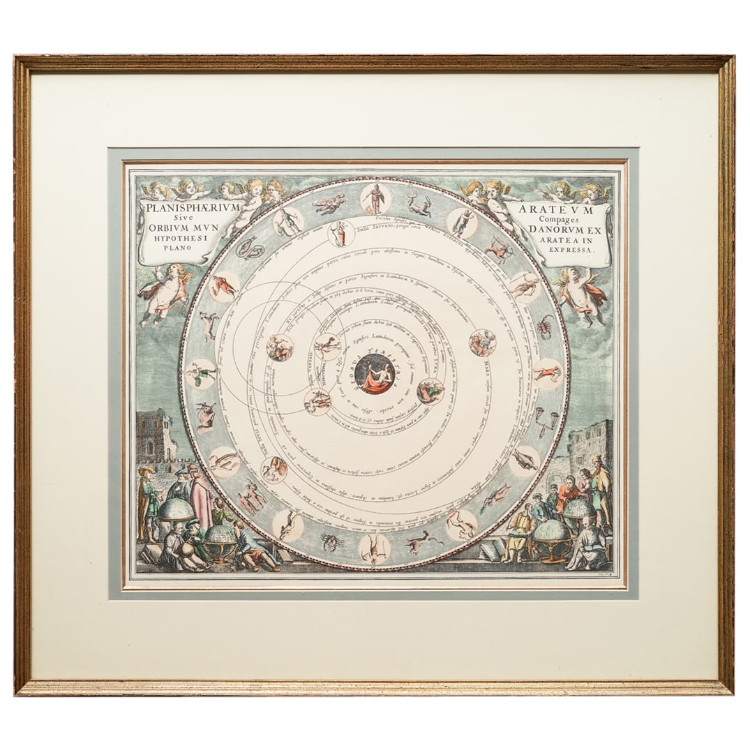 Andreas Cellarius (German/Dutch, 1596-1665) "Planisphaerium Arateum" Etching (1 of 7)