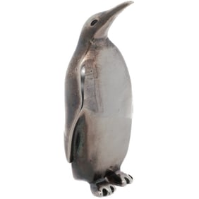 Tiffany & Co. Sterling Silver Penguin Paperweight