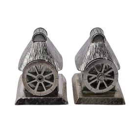 (2pc) Japanese Silver 950 Salt And Pepper Shakers