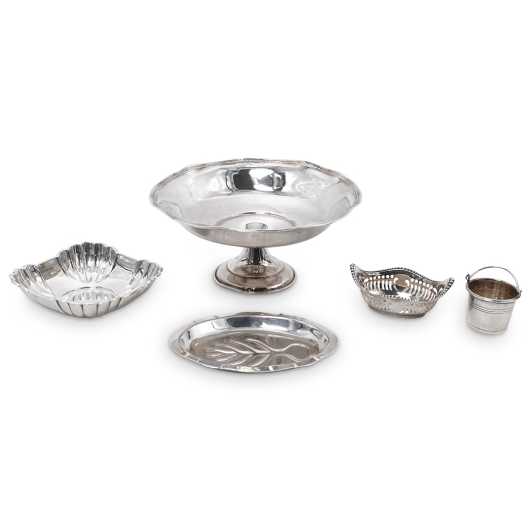 (5pc) Lot of Sterling Silver bowls (1 of 7)