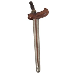 Antique Indonesian Gilt Ceremonial Kris Demascus dagger