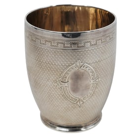 Vintage French Silver Plated Cup