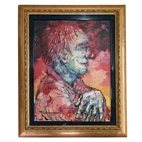 Leon Goodman (British B. 1960) Oil On Canvas Painting