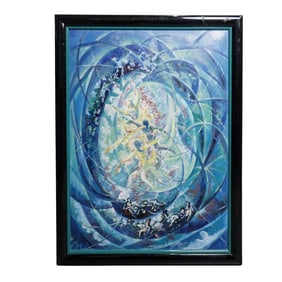 Wilmer Siegfried Richter (American, 1891-1993) Surrealist Painting