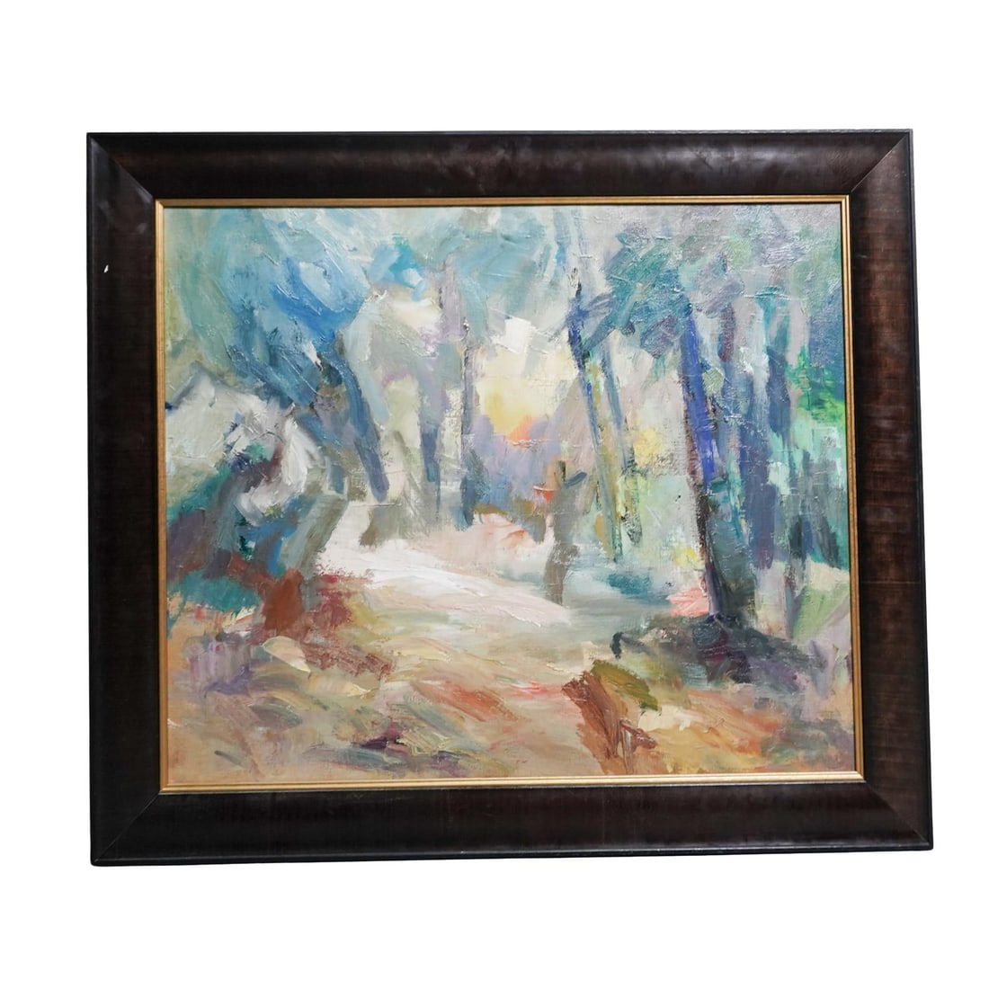 Oil On Canvas Expressionist Landscape Painting (1 of 4)