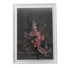 Kristin Sjaarda (Canadian, b. 1971) Large Floral Still Life Photography "In Praise of Coral"