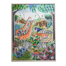 Jerome Polycarpe Haitian Acryic Painting