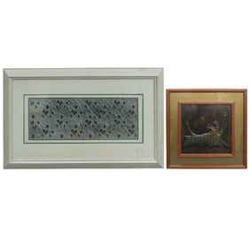 (2pc) Signed Contemporary Lithographs