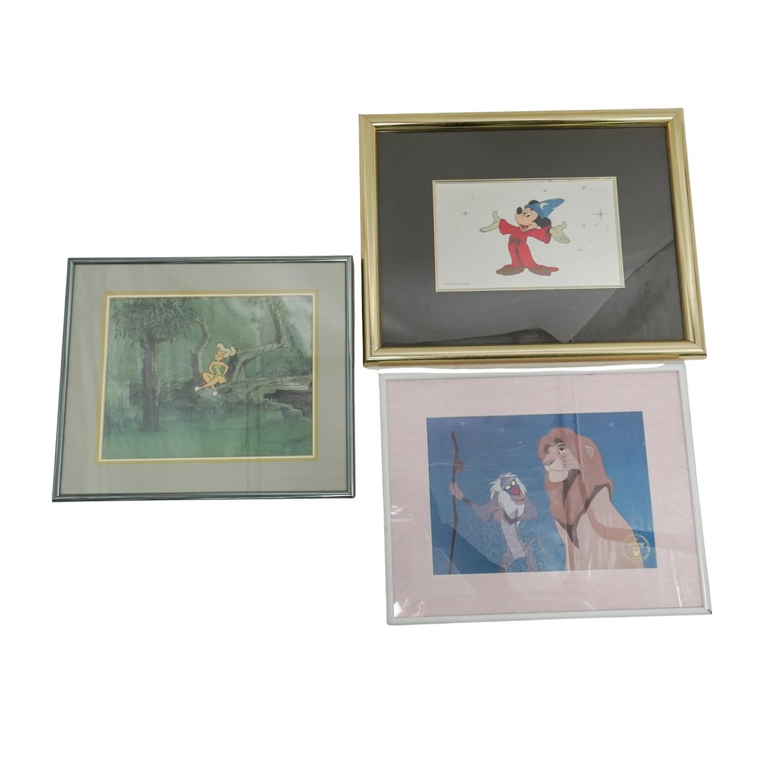 (3pc) Disney Production Sericels And Animation Stills W/ COA (1 of 9)