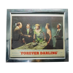 Cast Signed "Forever Darling" (1956) Production Poster