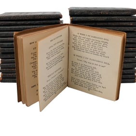 (28pc) Vintage Miniature Books By "The Little Leather Library Corporation" Grouping