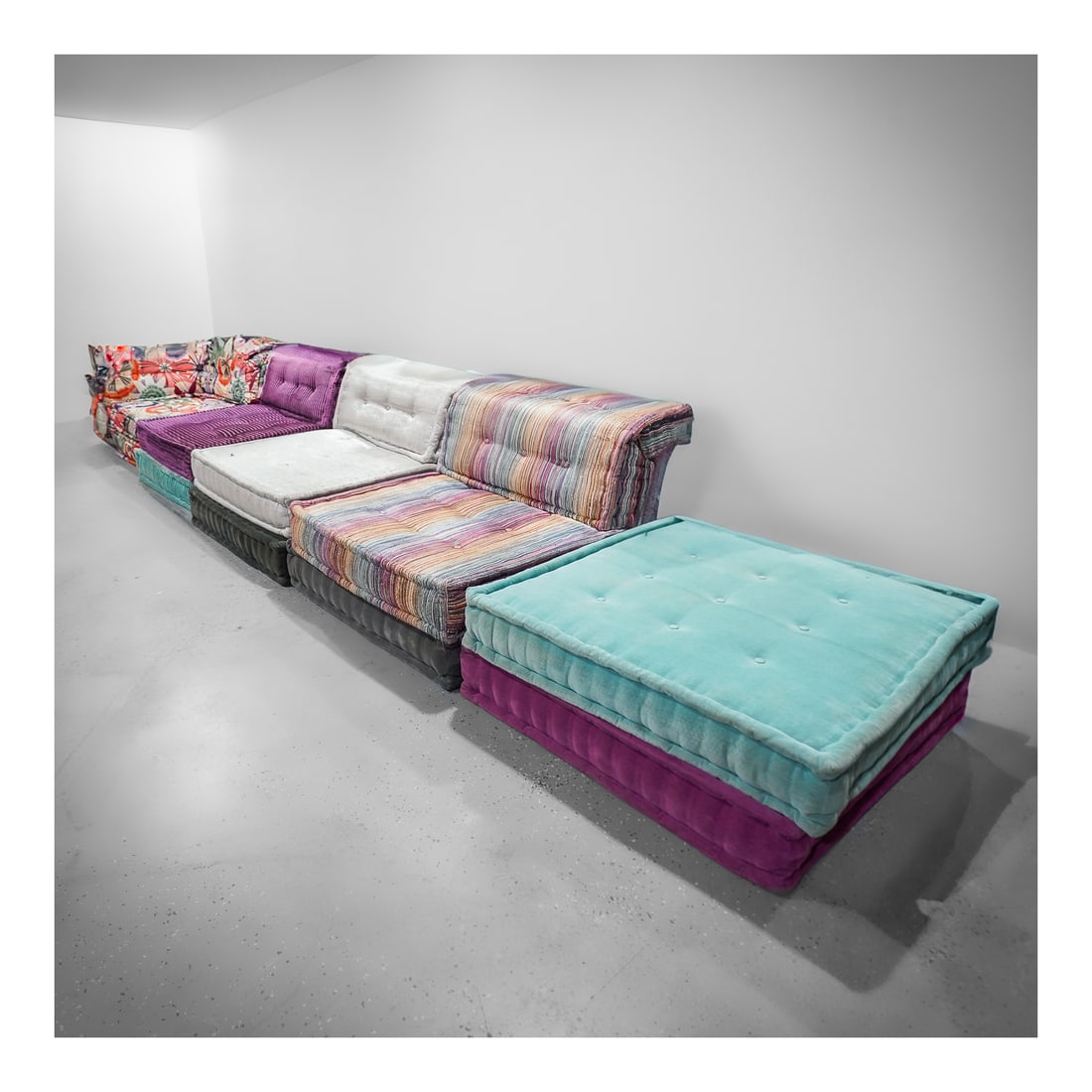 (14 pcs) The "Mah Jong" Sofa by Hans Hopfer (German, b. 1931) for Roche Bubois (1 of 8)