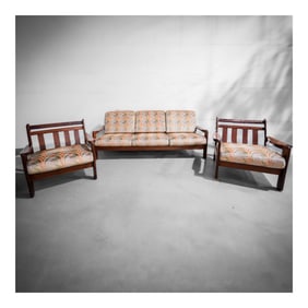 (3 pcs) Juul Kristensen (Danish, 1937-2016) Living Room Set