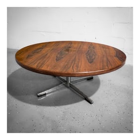 Sven Ivar Dysthe (Norwegian, 1931-2020) for Lenestolfabrikk Rosewood and Metal Table