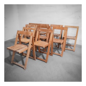 (10 pcs) Aldo Jacober (Italian, b. 1939) "Trieste" Model Chairs