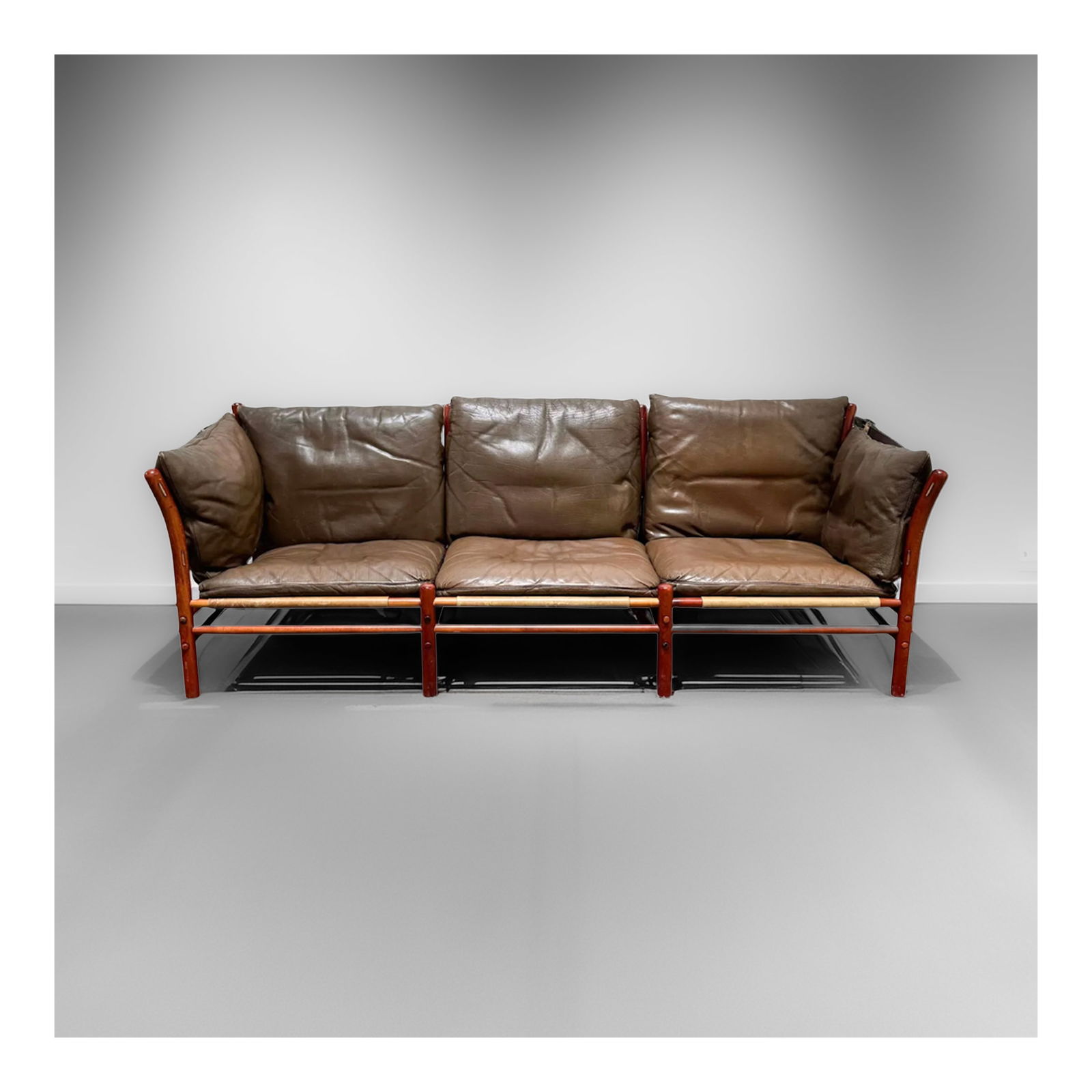 1970s Arne Norell 'Ilona' Leather Sofa (1 of 11)