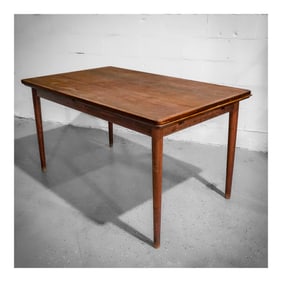 Vintage Swedish Extendable Teak "Wallet" Table