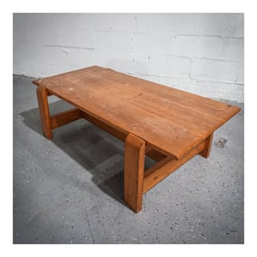 MCM Pine Wood Coffee Table