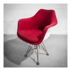 Charles & Ray Eames (American, 20th century) "DAX" Eiffel Base Armchair