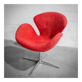 Arne Jacobsen (Danish, 1902-1971) "Swan" Danish Modern Armchair