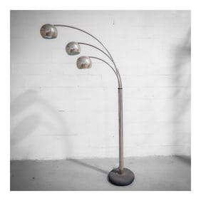 Goffredo Reggiani (Italian, 20th century) Three Light Metal Floor Lamp