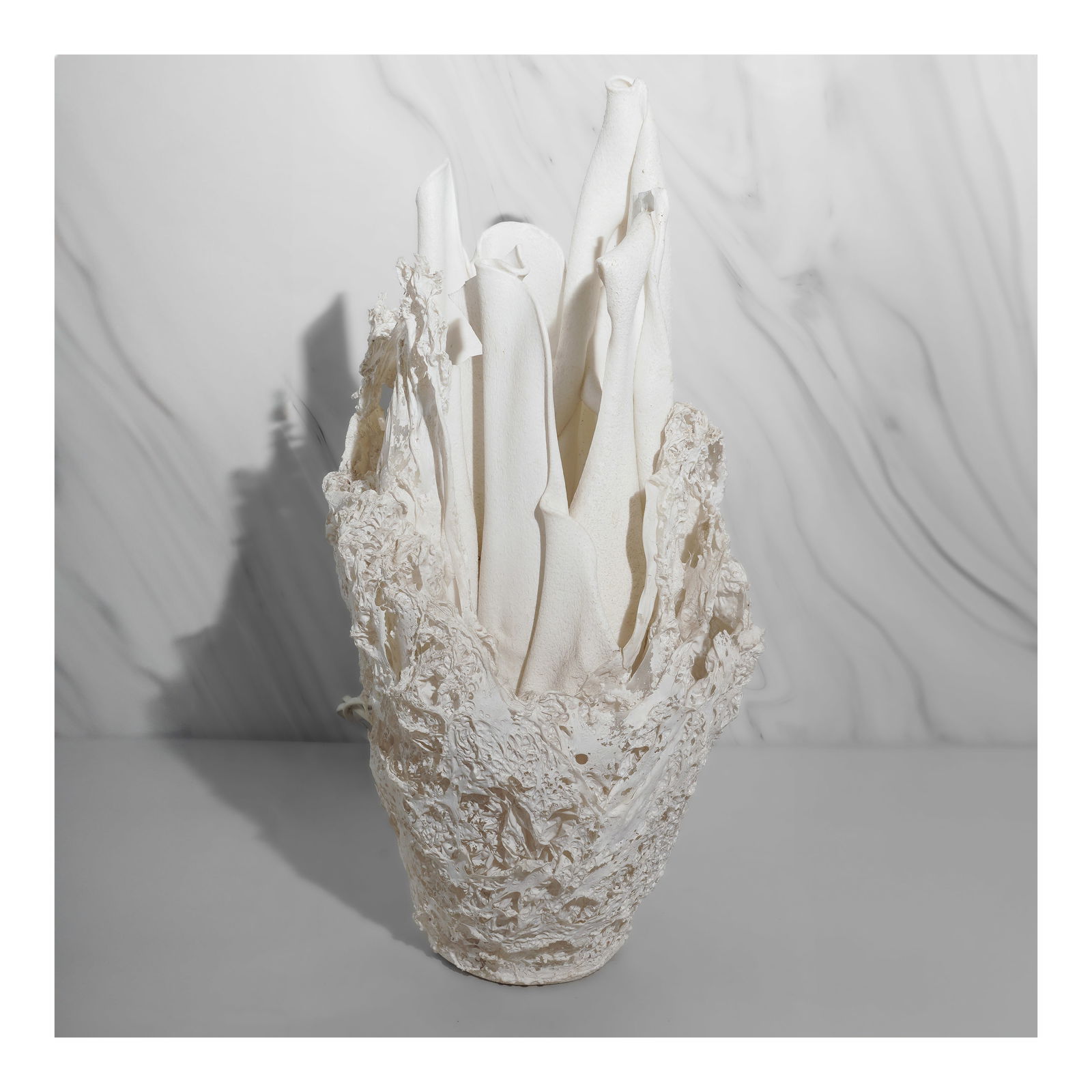 Georgia Jacob (French, 20th century) "Corolle" Fiberglass Resin Table Lamp (1 of 8)