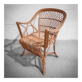 Franco Albini (Italian, 1905-1977) Rattan Armchair