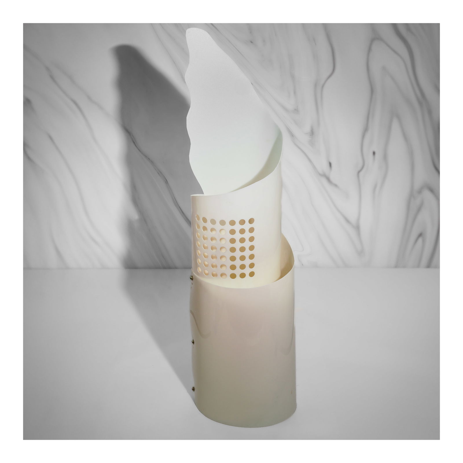 Riccardo Raco for Slamp Italian Opalflex "Wing" Table lamp (1 of 5)