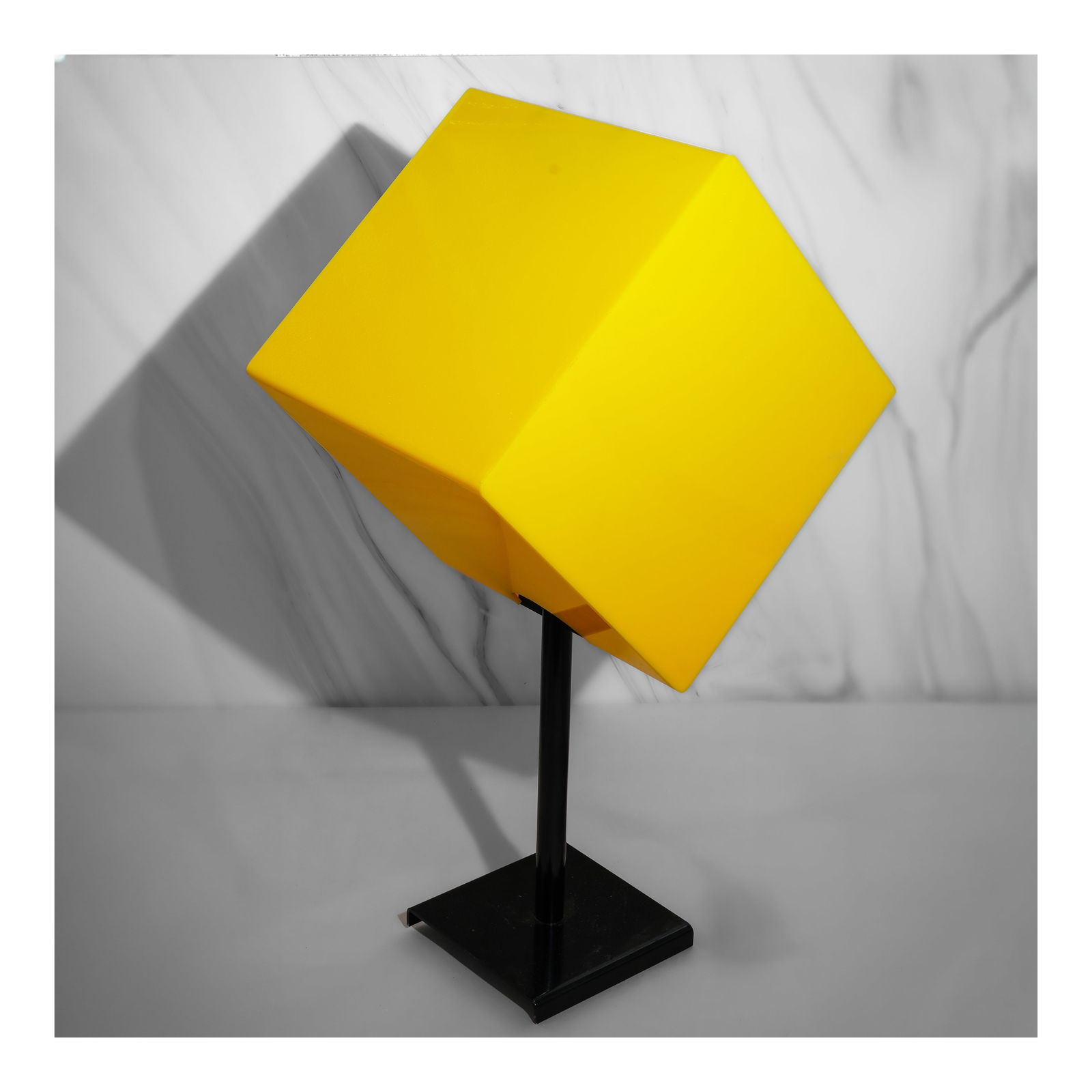 Mod Pop Yellow Acrylic and Metal Desk Lamp (1 of 5)
