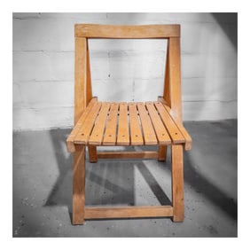 Aldo Jacober (Italian, b. 1939) Italian Folding Wooden Chair