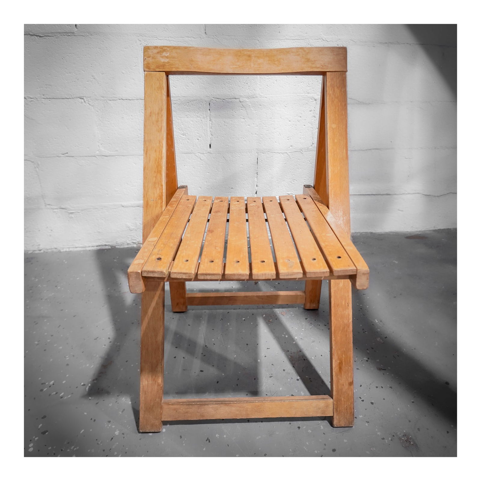 Aldo Jacober (Italian, b. 1939) Italian Folding Wooden Chair (1 of 3)